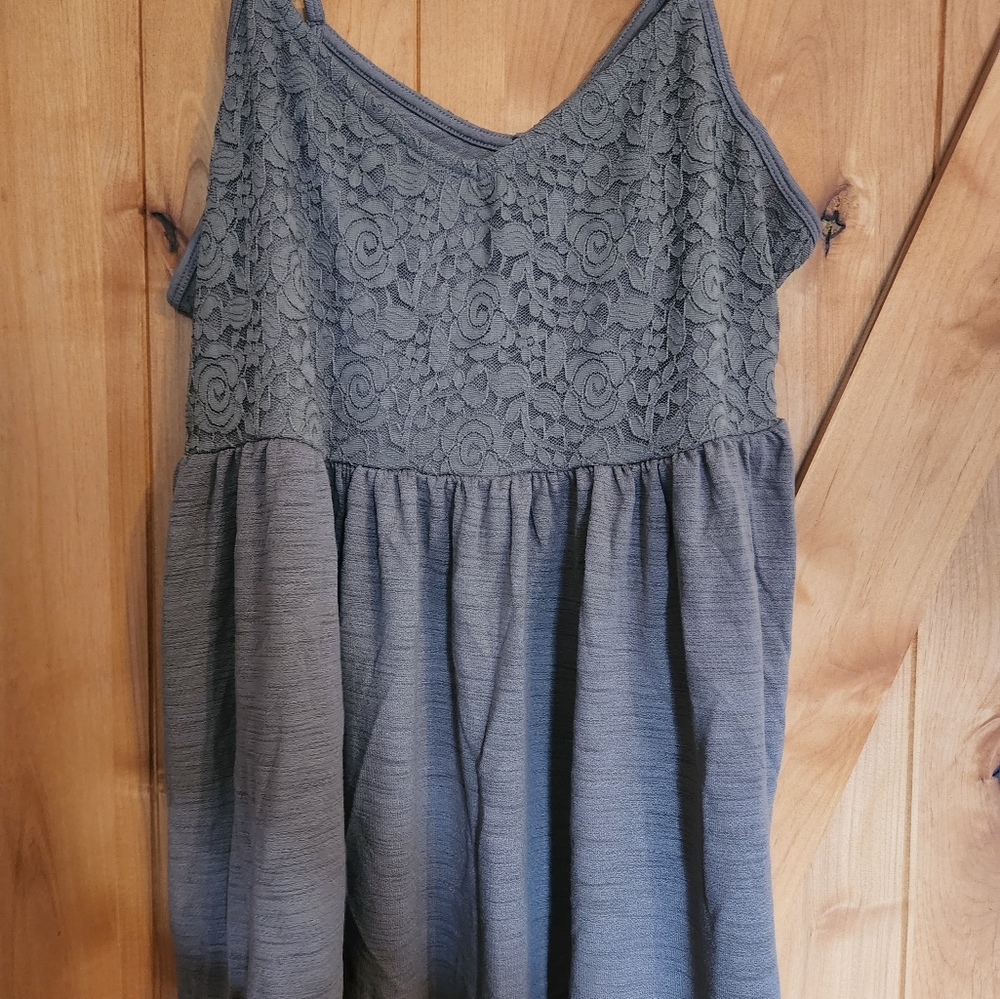 Brown baby doll tank